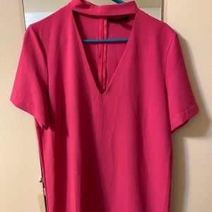 Open chest shift dress